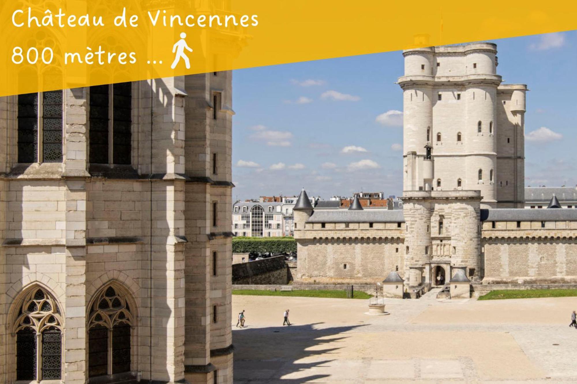 Appartement Entier Calme - Parking Free - Proche Paris Et Chateau - Wifi Hd Vincennes Dış mekan fotoğraf